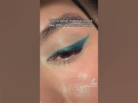 Real Skin after 10hrs of wearing makeup! #makeup #realskin - YouTube
