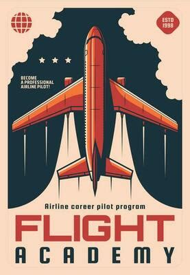 Flight Poster Vector Art, Icons, and Graphics for Free Download