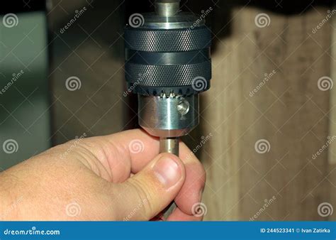 drilling machine  fixed drill stock image image  drill fixed