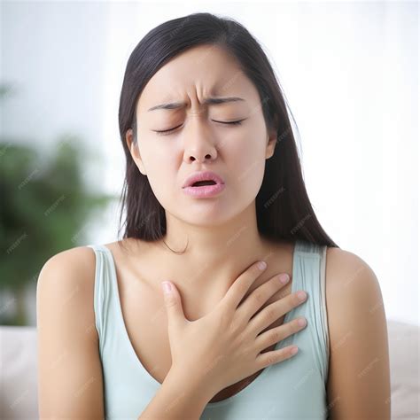 Premium AI Image | breathing problems chest pain coughing diarrhea