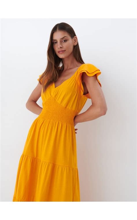 Хлопчатобумажное платье, MOHITO, 8909L-20X