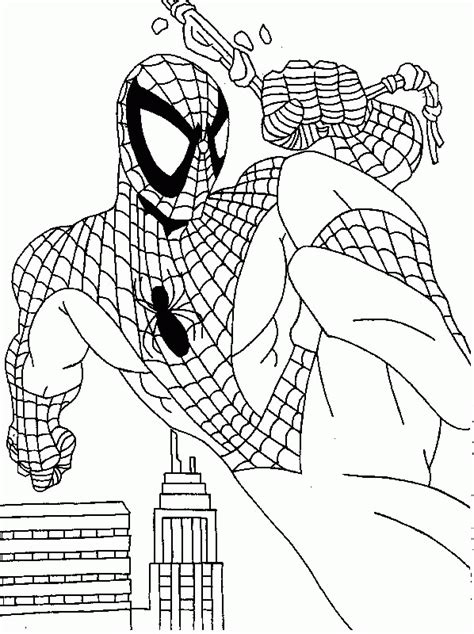 spider-man Раскраски распечатать бесплатно.
