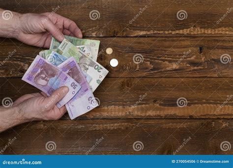 Poverty In Ukraine. Black And White. Dirty Hands Of A Poor Homeless Man ...