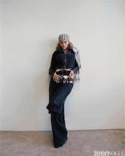 Elyanna on Personal Style, Cultural Fusion, and the Keffiyeh | Teen Vogue