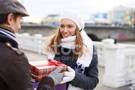 Getting A Gift Stock Photo – Royalty-Free Images | FreeImages