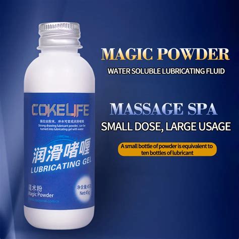 COKELIFE Magic Powder Lubricant Mix With Water 5g Create 50g Water ...