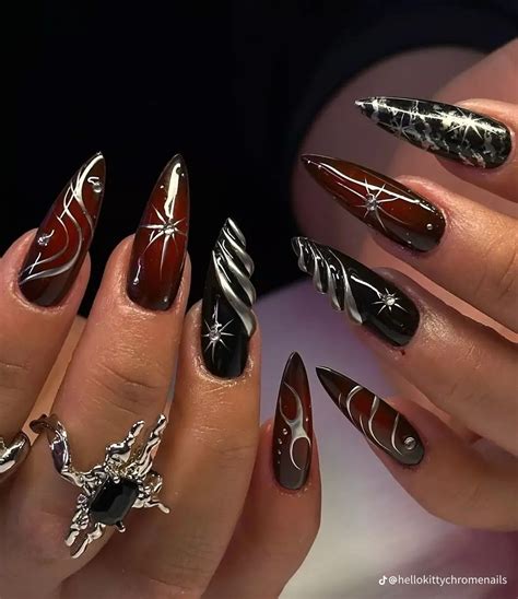 Pin by sam :D on acrylics | Gel nails, Nail designs, Halloween nails