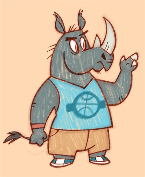 how to draw rhinos 3