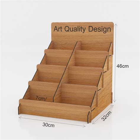 display stand laser cut  shelf display stand files vector etsy
