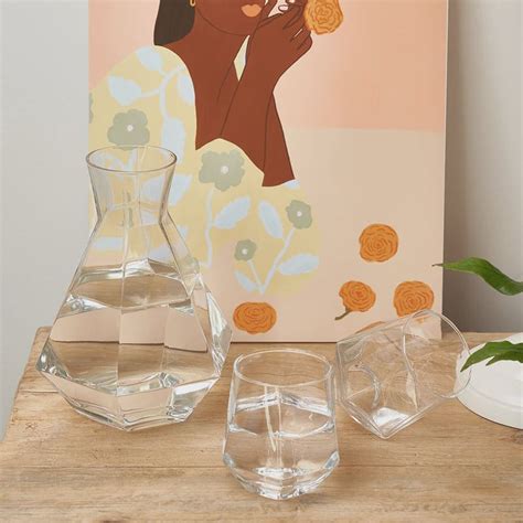 diamond carafe set