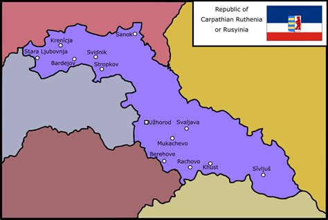 Republic of Carpathian Ruthenia 2019 : imaginarymaps