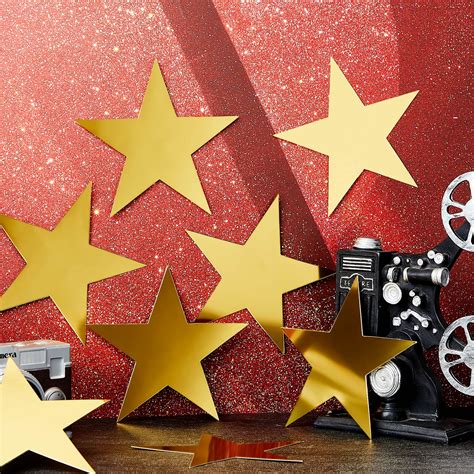 snapklikcom leinuosen  pieces stars cutouts glitter double printed