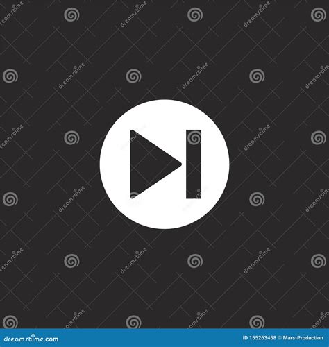 Skip Icon. Filled Skip Icon for Website Design and Mobile, App
