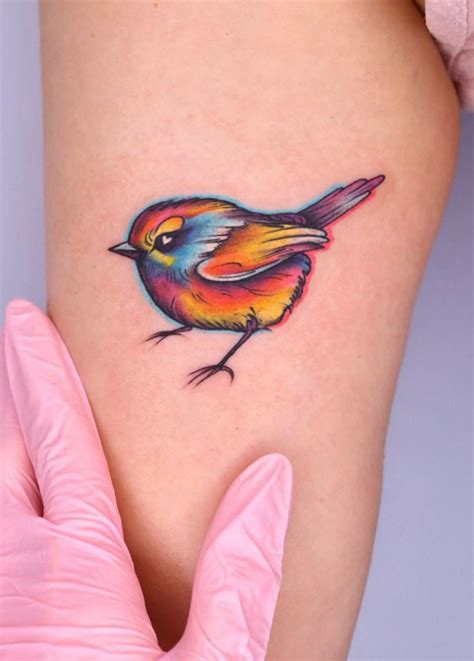 Cute Bird Tattoo | InkStyleMag