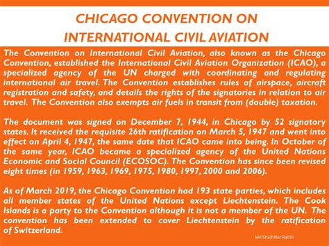 Chapter-1 IATA, UFTAA, ICAO, FAA, CAA, ATAB, Conventions | PDF