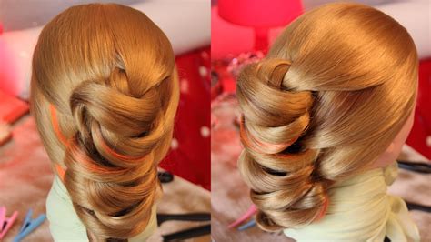 Причёска из узлов | Авторские причёски | Лена Роговая | Hairstyles by ...