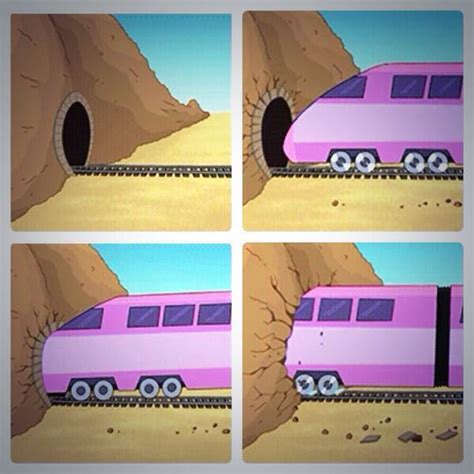 Train tunnel Blank Template - Imgflip