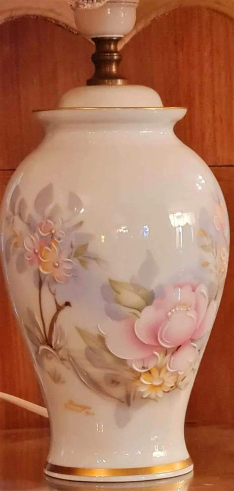 Limoges-настолна лампа - Antiquecentre старинни мебели – Антикварен ...