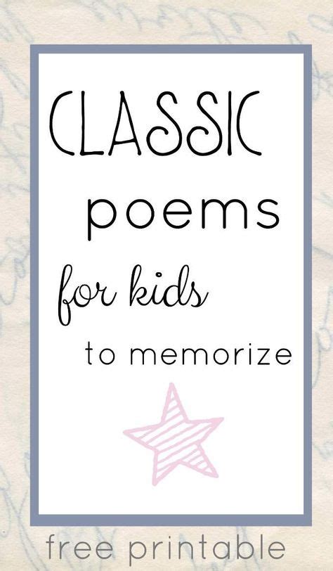 13 Inspirational Poems for Kids ideas | poems, inspirational poems ...