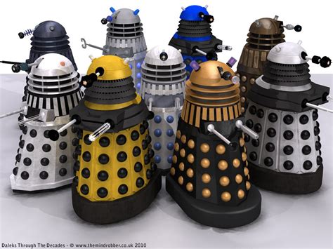 Doctor Who 3D Daleks from Victory of the Daleks New Series 5 Steven Moffat