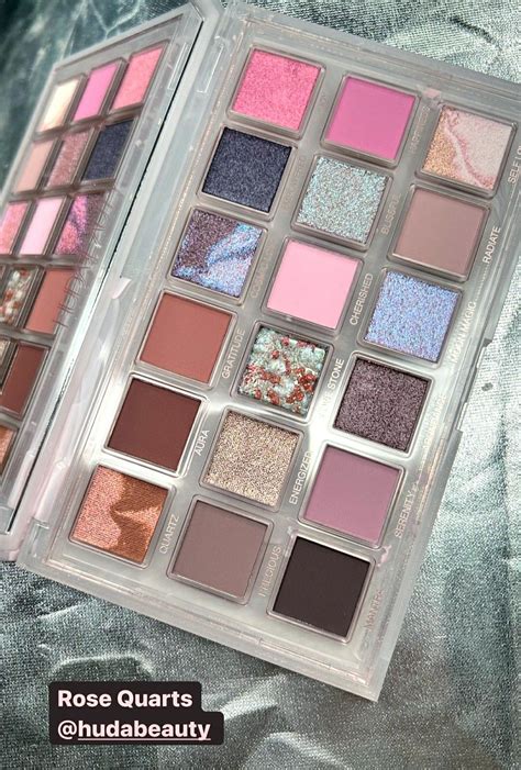Huda beauty rose quartz palette swatches – Artofit