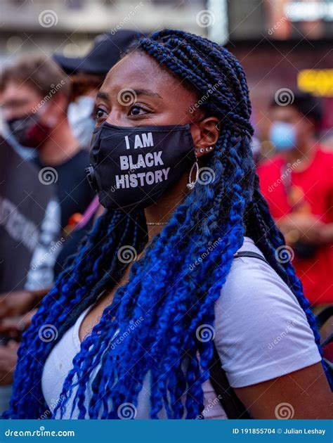 Black Women S March Protest - New York City - Solo Black Female Wearing