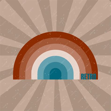 Ретро солнечный свет ретро постер для дизайна обоев sunburst background ...