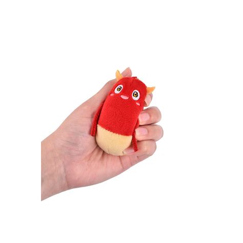 Plush Keychain Lactic Acid Bacteria Red Cells at Work! - Meccha Japan