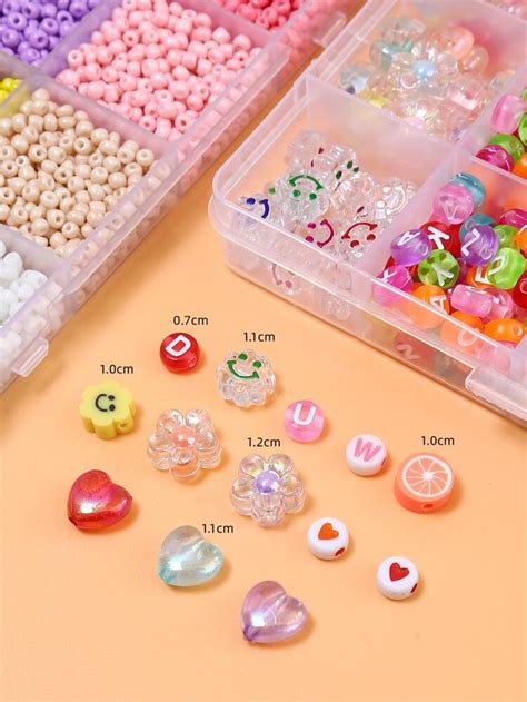 Flower Design Bead Jewelry Set