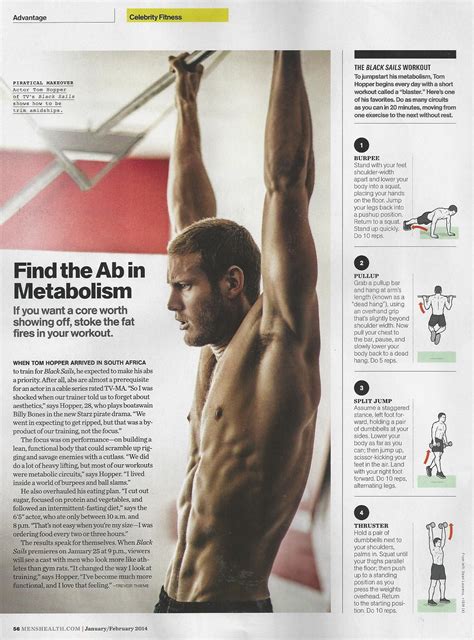 Get Fit with Actor Tom Hopper from 'Black Sails'