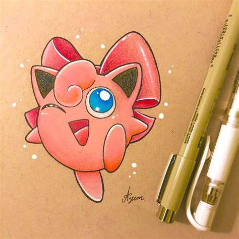 Jigglypuff Drawing at PaintingValley.com | Explore collection of ...