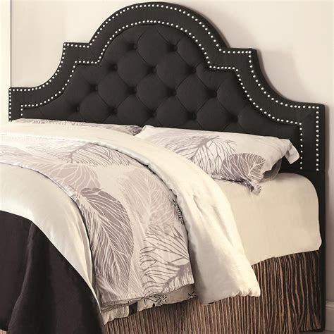 Ojai Charcoal Upholstered Full/Queen Tufted Headboard from Coaster ...