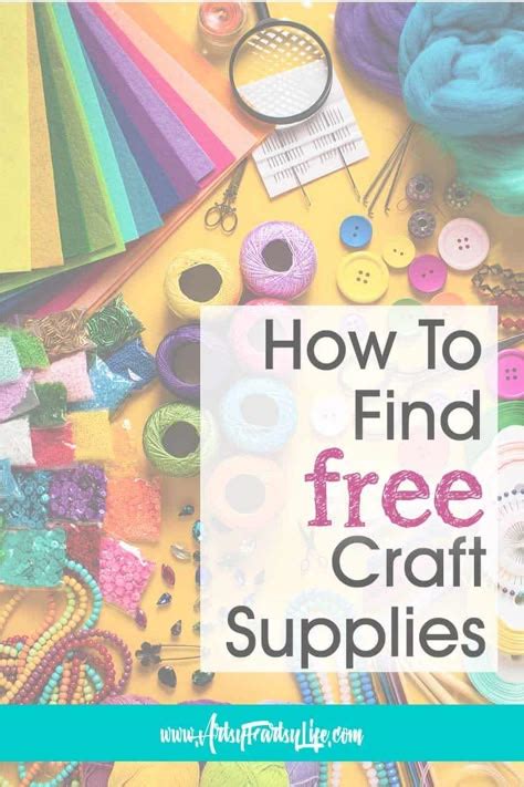 Top 10 free craft supplies ideas and inspiration