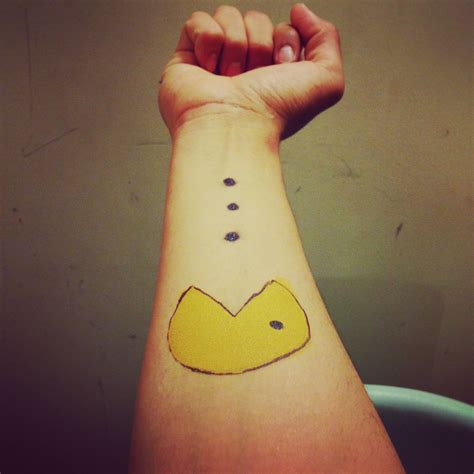 pac man tattoo 7