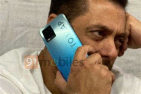 Realme 8 series Design Revealed, phone spotted with Salman Khan