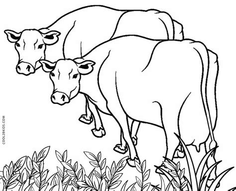 Desenhos de Vaca para colorir - Páginas para impressão grátis