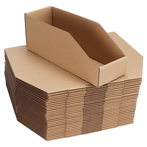 12x4x4.5 Inch Cardboard Storage Boxes 35 Pack, Corrugated Cardboard ...
