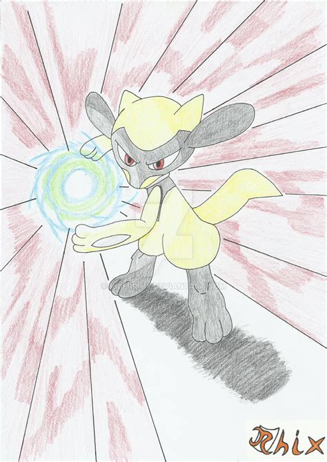 Shiny Riolu by RiderRhix on DeviantArt