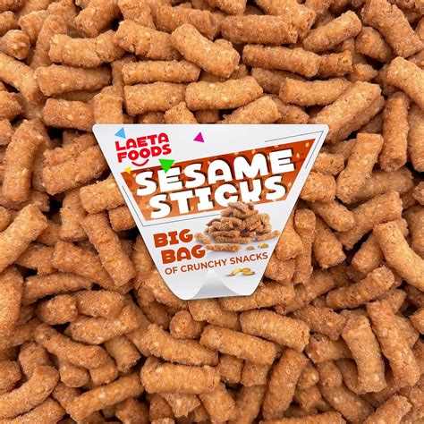 Amazon.com: LAETAFOOD Sesame Sticks Snack, Crunchy Delight (2 Pound Bag)