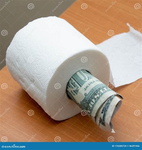 dollar en papier toilette photo stock image du commerce