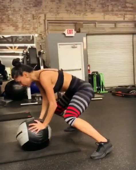 NICOLE SCHERZINGER Workout at a Gym, March 2019 – Instagram Pictures