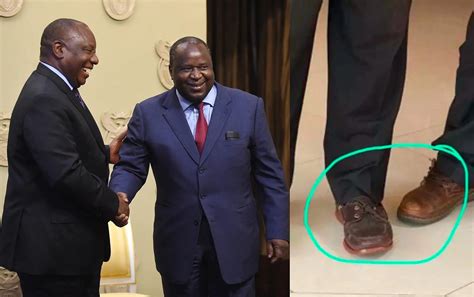Finance Minister Tito Mboweni and President Ramaphosa mocked for their ...
