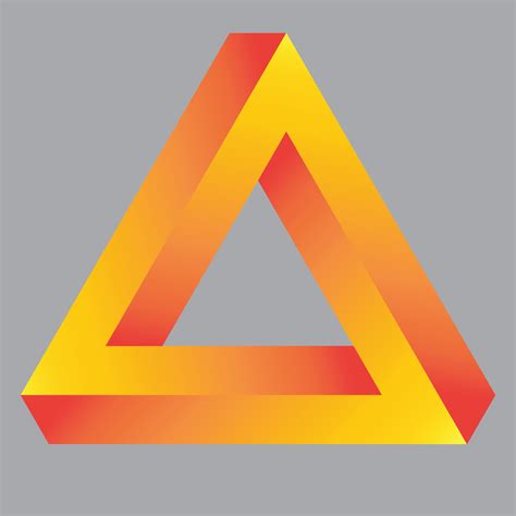 Triangle Logo Impossible 3D Shape Vector 12885509 Vector Art at Vecteezy