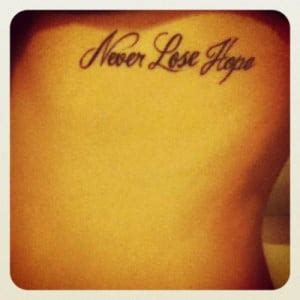 Tattoo Quotes Hope. QuotesGram