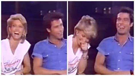 Olivia Newton-John, John Travolta Can't Stop Laughing In 'Grease' Interview