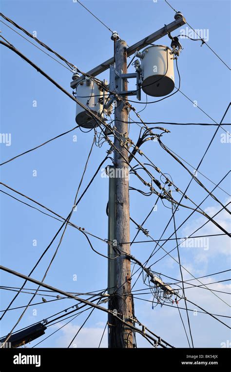 Utility Pole Stock Photo - Alamy