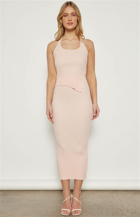 Halter Neckline Top And Skirt Set (WKN711) | Style State