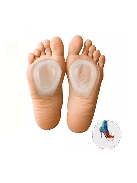 1 Pair Soft Silicone Forefoot Pads, Comfortable Anti-Pain Anti-Friction