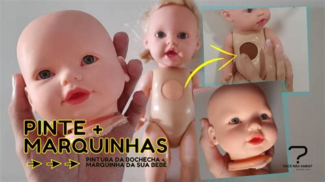 Boneca Da Bochecha Grande - COMO DEIXAR SUA BONECA COM A BOCHECHA ROSADINHA DICA 2X1 DIY FAÇA VOCÊ ...