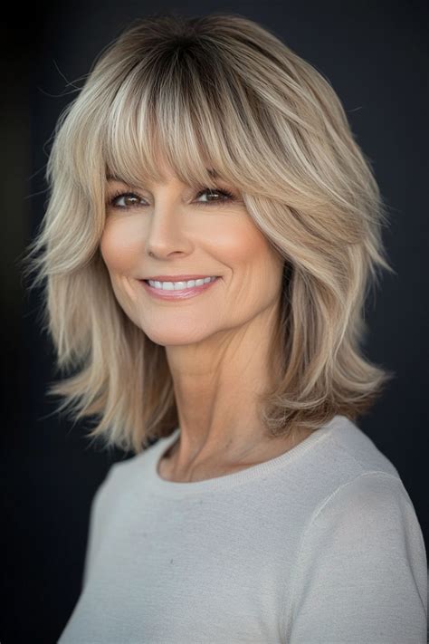27 Gorgeous Short Shag Haircuts With Bangs for Older Women Update Your ...